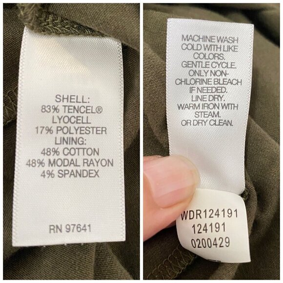 Pure Jill Textured mixed media dress, brown Size XS - Picture 6 of 12